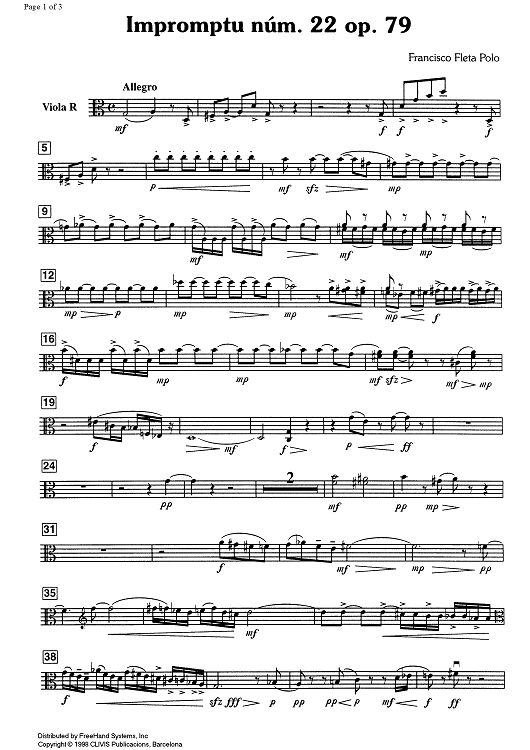 Impromptu No.22 Op.79