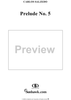 Prélude no. 5