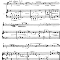 Easy 1/4 - 2 Excertps from Song and Dance - Score