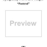 Symphony No. 6 in F Major, "Pastoral" - Bassoon 1