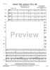 What the Angels Tell Me - Score