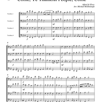 Come, Ye Thankful People, Come - Score