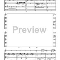 Le Tombeau de Couperin for Oboe and String Quartet - Score