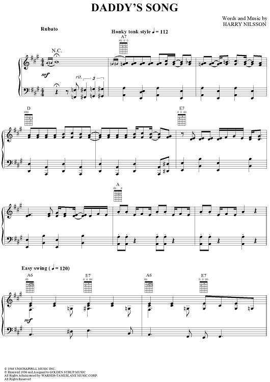Daddy's Song