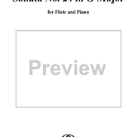 Sonata No. 24 in G Major - Piano