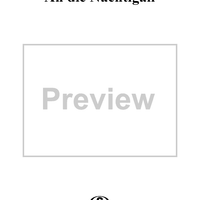 An die Nachtigall, Op.172,  No. 3, D196