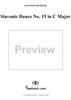Slavonic Dance No 15 in C Major, Op. 72, No. 7
