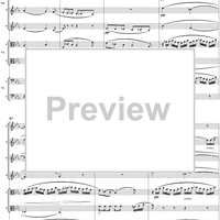 String Octet, Op. 20, Movement 2 - Score