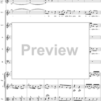 "Hai di Diana il core", No. 9 from "Ascanio in Alba", Act 1, K111 - Full Score