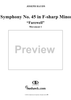 Symphony No. 45 in F-sharp Minor  ("Farewell")  movt.1 - Hob1/45 - Full Score