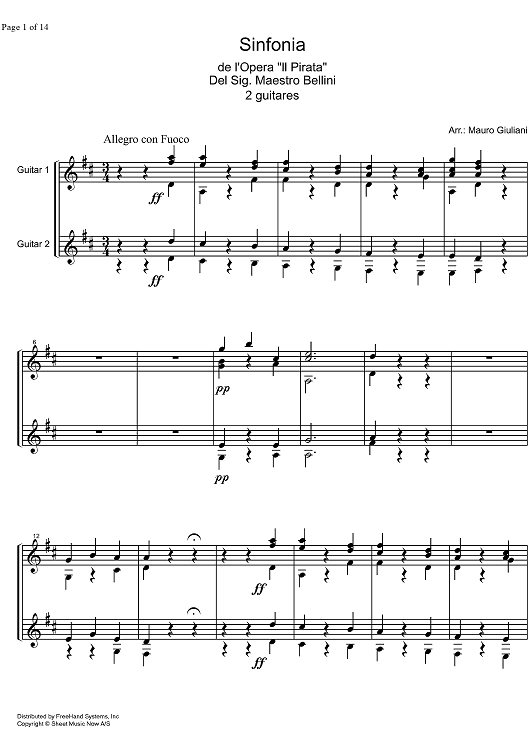 Sinfonia from Il Pirata