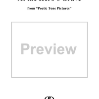 At the Hero's Grave, No. 12 from "Poetic Tone Pictires", Op. 85