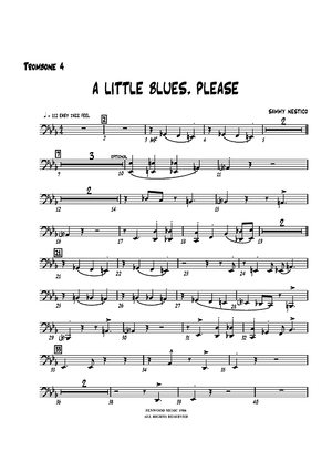 A Little Blues, Please - Trombone 4