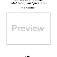 Rinaldo, "Lscia ch'io pianga" ('Mid lures, 'mid pleasures)
