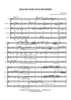 Adagio for English Horn - Score
