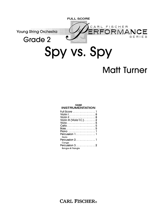 Spy vs. Spy - Score
