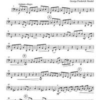 For Unto Us a Child Is Born - from The Messiah - Part 3 Cello or Bassoon