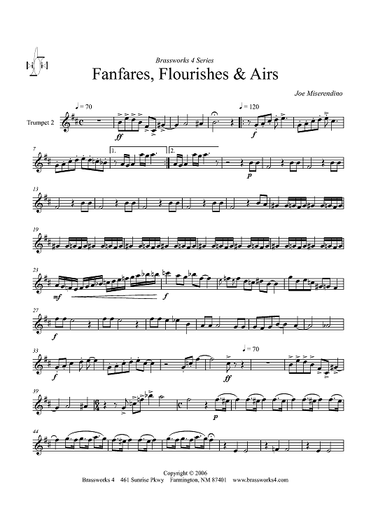 Fanfares, Flourishes & Airs - Trumpet 2