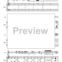 Sonata for Flute and Piano - Piano Score