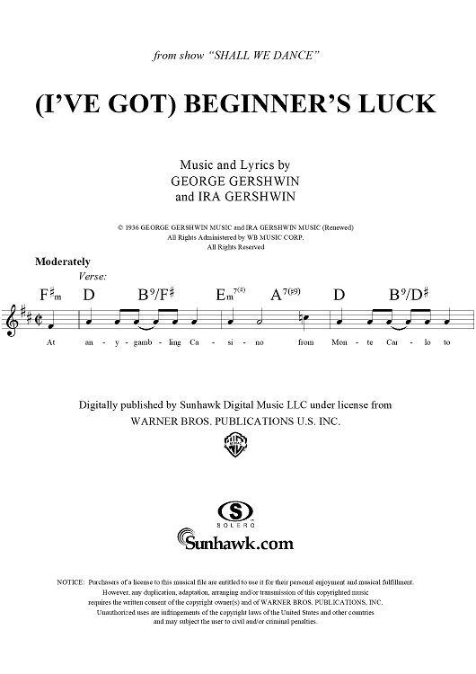 (I've Got) Beginner's Luck