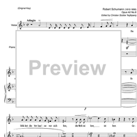 Nun hast du mir den ersten Schmerz getan Op.42 No. 8