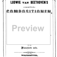 Sonata Eb Major WoO 47 No. 1 - Preface