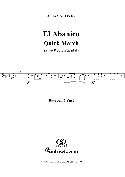 El Abanico - Bassoon 2