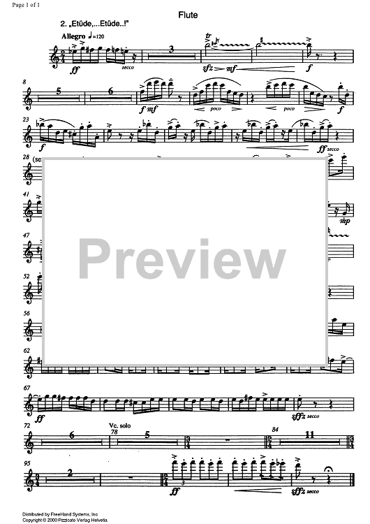 2 Etude;...etude..! - Flute