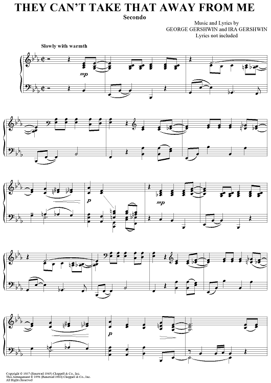 They Can't Take That Away From Me