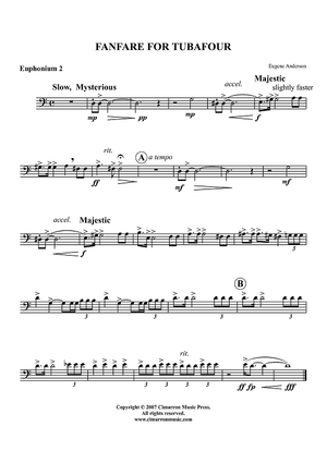 Fanfare for Tubafour - Euphonium 2 BC/TC