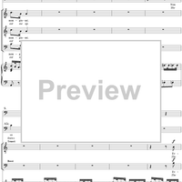 La forza del destino, Act 2, No. 6b, Scena. "La cena è pronto" - Score