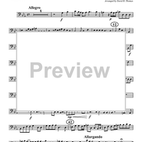 Sonata from "Die Bänkelsangerlieder" - Trombone 3