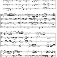 String Quartet No. 17, Movement 3 - Score