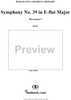 Symphony No. 39 in E-flat Major, Movement 3 - Full Score