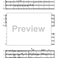 Five German Folk Songs - Score