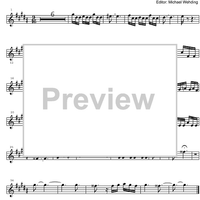 Three Part Sinfonia No.15 BWV 801 b minor - E-flat Alto Saxophone