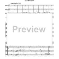 Water Music Suites - Score