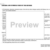 Messa breve in Re (Missa brevis in D Major) - Preface