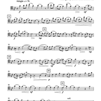 Chamber Suite in D Major for Cello Quartet or Choir - Cello 1