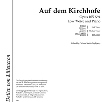 Auf dem Kirchhofe Op.105 No. 4