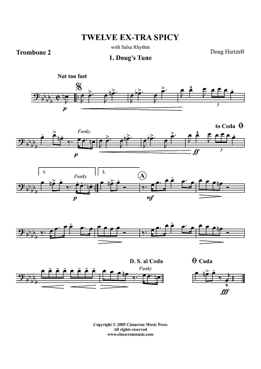 Twelve Ex-tra Spicy - Trombone 2