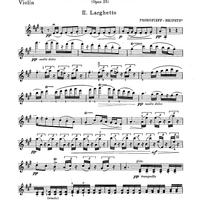 Larghetto and Gavotta - from Classical Symphony, Op. 25