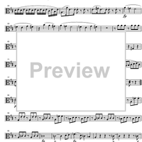 Divertimento No.17 D Major KV334 - Viola