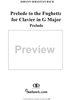 Alternate Prelude to the Fughetta for Clavier in G Major  (BWV 902a)