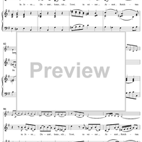 "In Jesu Demut kann ich Trost", Aria, No. 3 from Cantata No. 151: "Süsser Trost, mein Jesus kömmt" - Piano Score