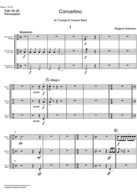 Concertino - Percussion