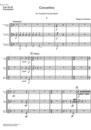 Concertino - Percussion