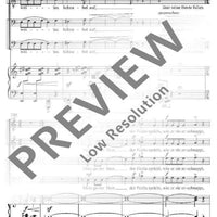 Der Rabe und der Fuchs - Choral Score