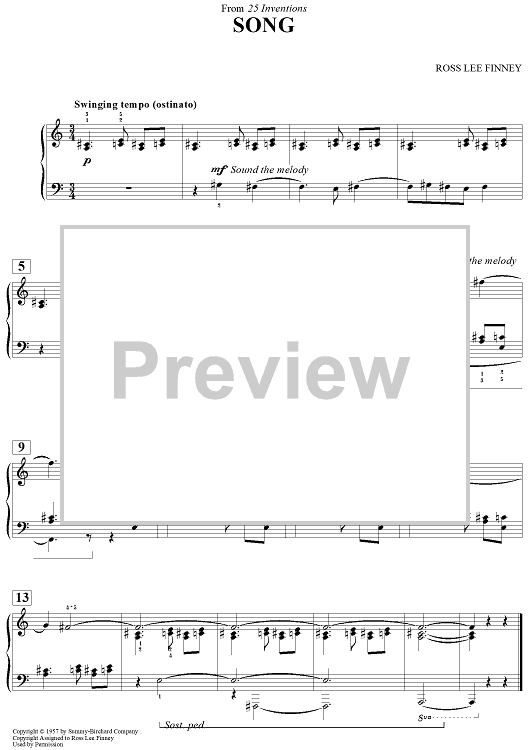 Song - From '25 Inventions'