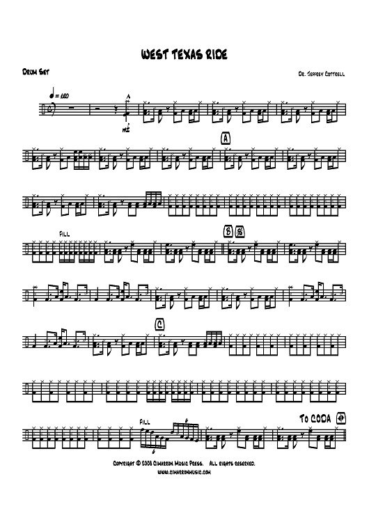 West Texas Ride - Drum Set